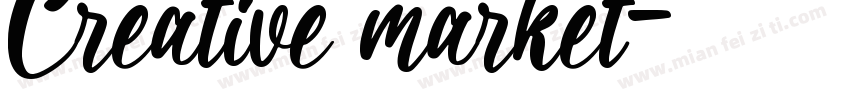 Creative market字体转换